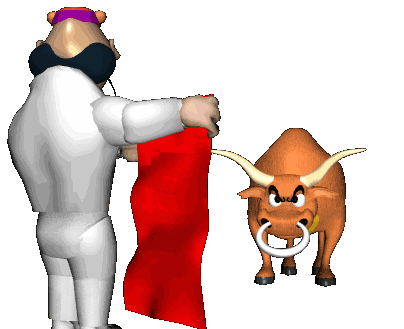 عکس گاو عصبانی