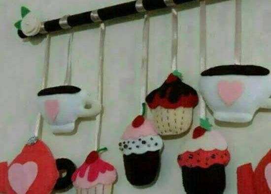 عکس ایده وسایل آشپزخانه نمدی
