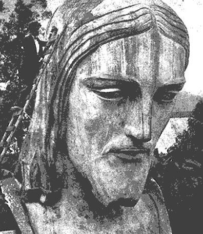 عکس مجسمه عیسی مسیح