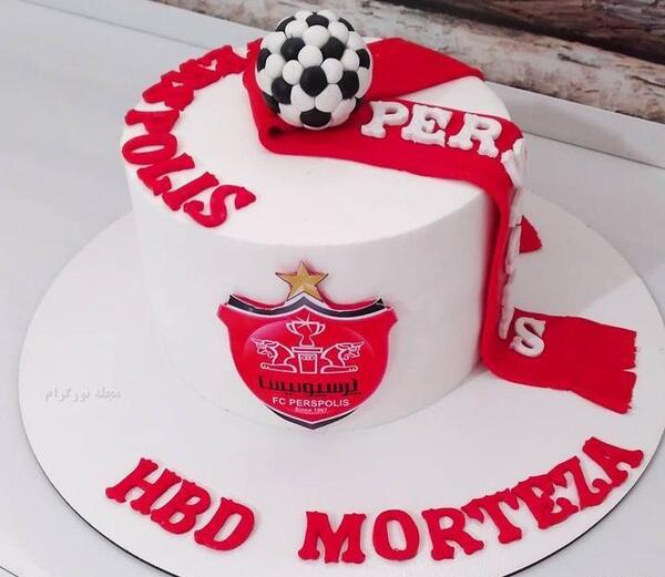 عکس روی کیک پرسپولیس