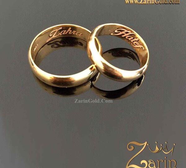 عکس حلقه ازدواج رینگ ساده