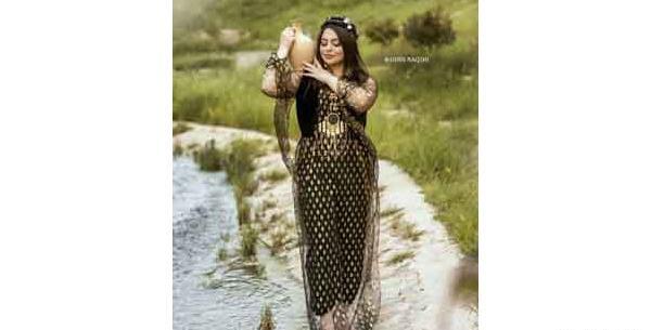 عکس لباس مجلسی زنانه کردی