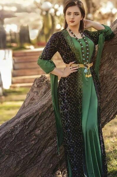 عکس لباس مجلسی زنانه کردی