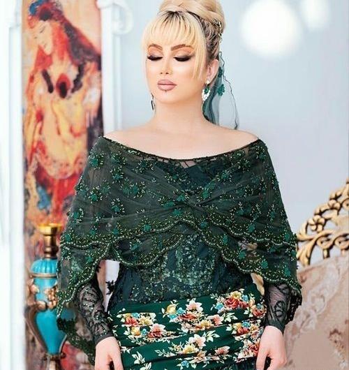 عکس لباس مجلسی زنانه کردی