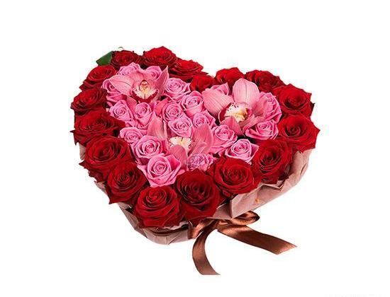 عکس دسته گل قلبی
