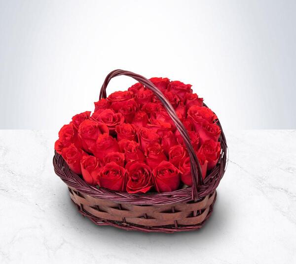 عکس دسته گل قلبی