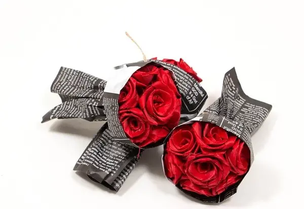 عکس دسته گل کاغذی