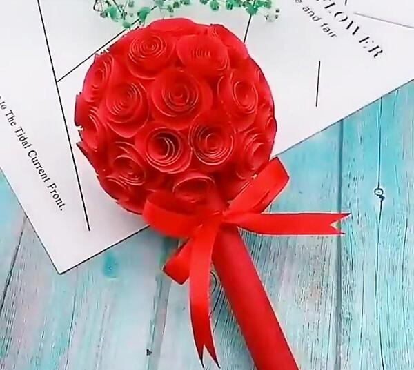 عکس دسته گل کاغذی