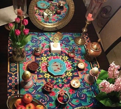 یه عکس از سفره هفت سین