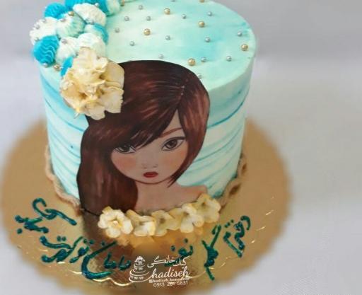 عکس کیک لاکچری دخترانه