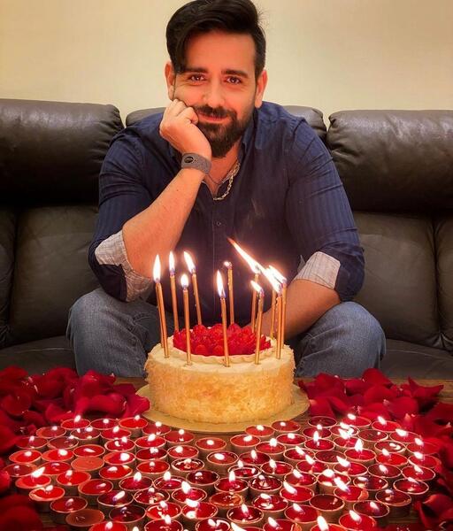 عکس نوشته کیک تولد امیرحسین
