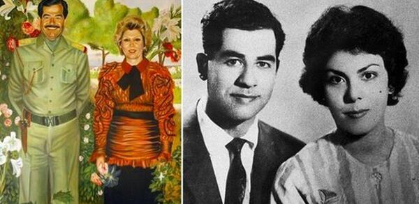 عکس همسر صدام حسین