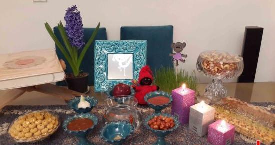 عکس ایده برای تزیین سفره هفت سین