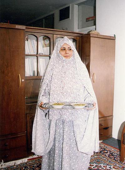 عکس از چادر حسنا