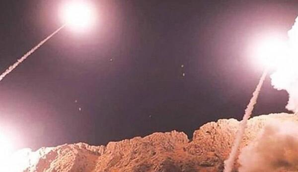 عکس حمله ایران به پایگاه های آمریکا