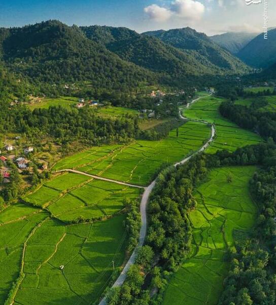عکس هوایی صومعه سرا