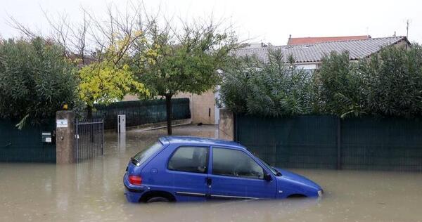 عکس باران فرانسه
