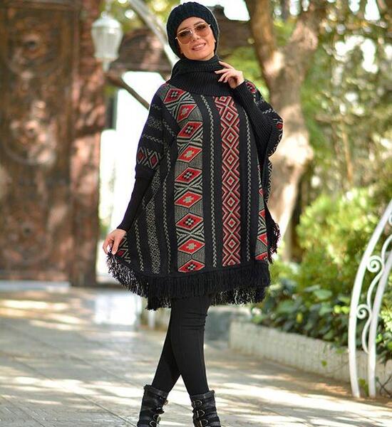 عکس مدل مانتو پانچ
