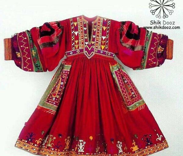 عکس مدل لباس مجلسی افغانی بچه گانه