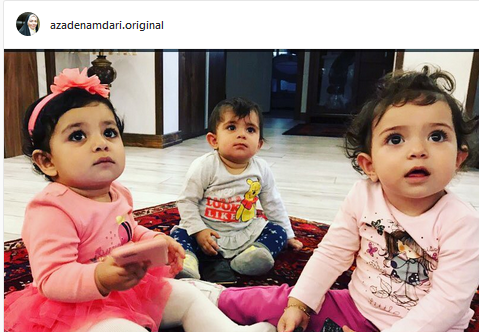 عکس بچه آزاده نامداری