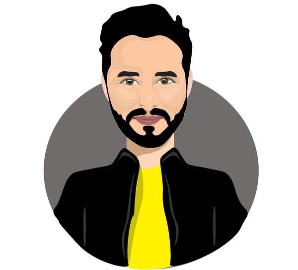 عکس مرد کاریکاتوری