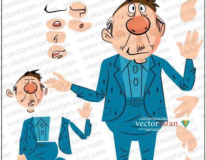 عکس مرد کاریکاتوری
