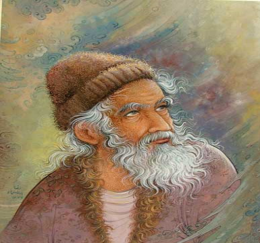 عکس نوشته باباطاهر همدانی