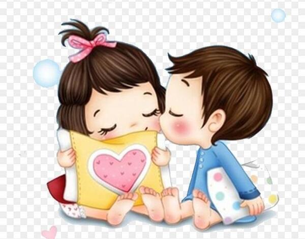 عکس عاشقانه دونفره کارتونی