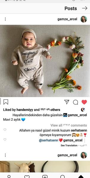 عکس بارداری هانده ارچل