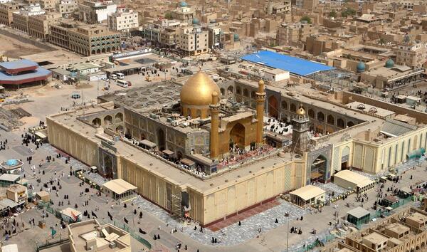 عکس حضرت علی در نجف