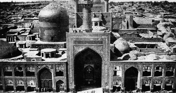 قدیمی ترین عکس ضریح امام رضا