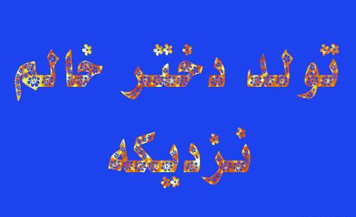 عکس تولد دختر خاله اذر ماهی