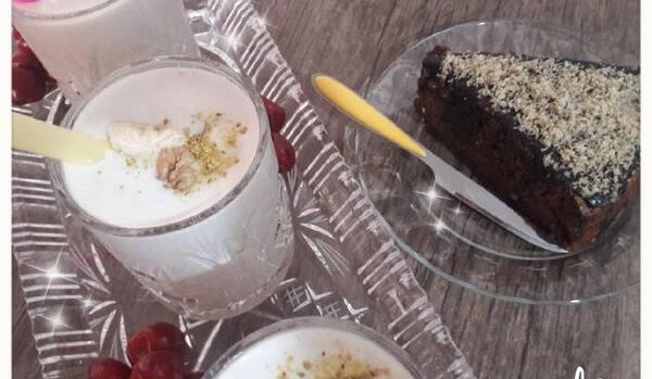 عکس شیر موز بستنی