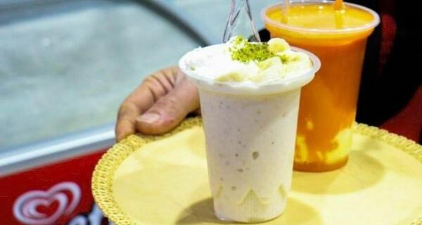 عکس شیر موز بستنی
