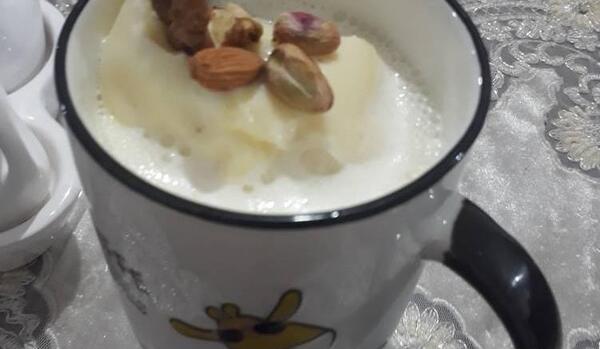 عکس شیر موز بستنی