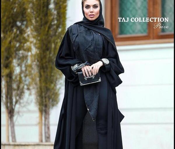 عکس مانتو بلند لاکچری