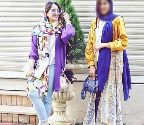 عکس مانتو بلند لاکچری