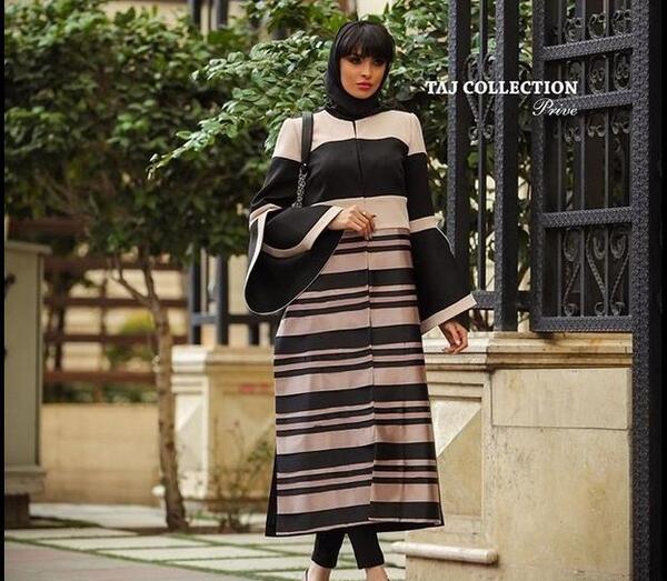 عکس مانتو بلند لاکچری