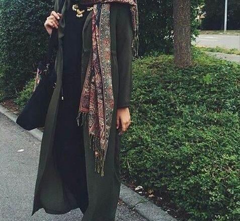 عکس مانتو بلند لاکچری