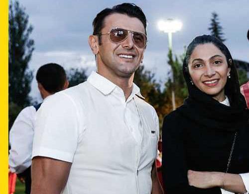 عکس همسر آریا عظیمی نژاد