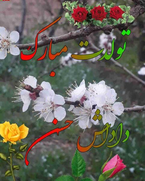 عکس نوشته داداش محمد تولدت مبارک