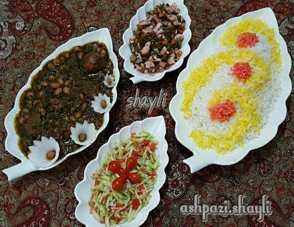 عکس دیزاین قورمه سبزی