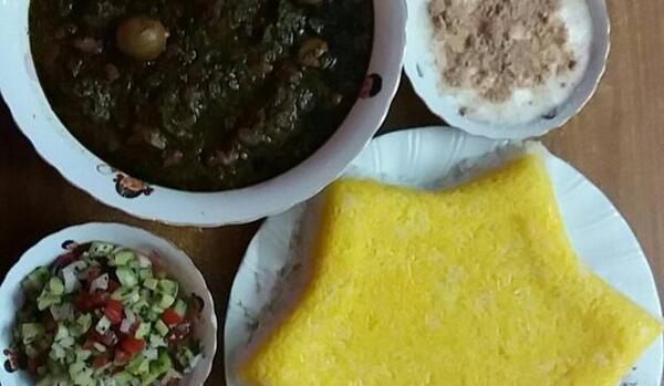عکس دیزاین قورمه سبزی
