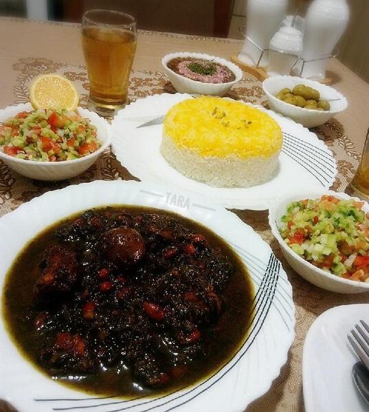عکس دیزاین قورمه سبزی