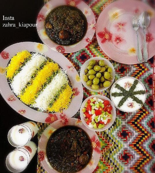 عکس دیزاین قورمه سبزی