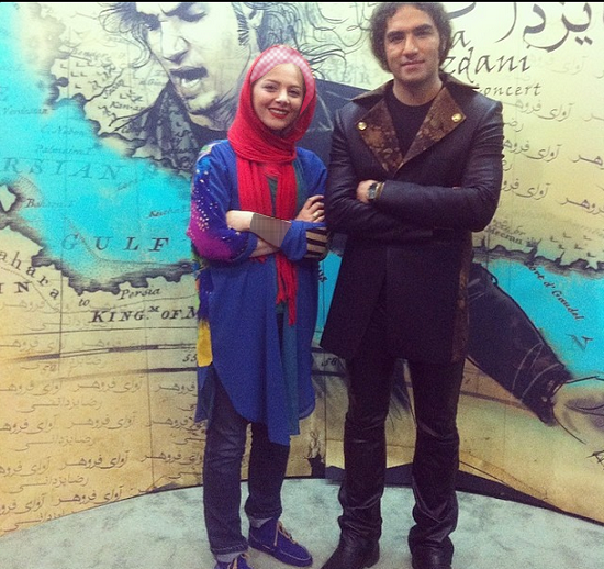 عکس شوهر چکامه چمن ماه