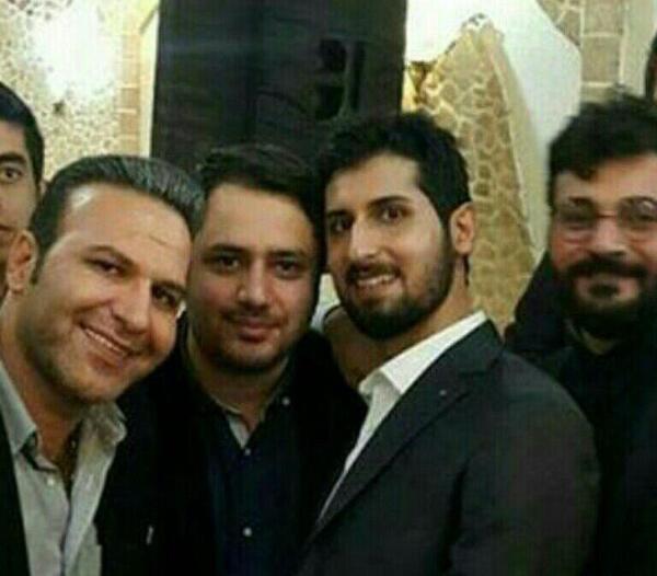 عکس حامد زمانی با همسرش