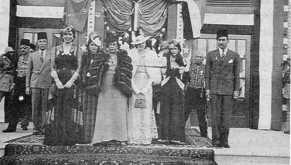عکس عروسی رضا شاه پهلوی