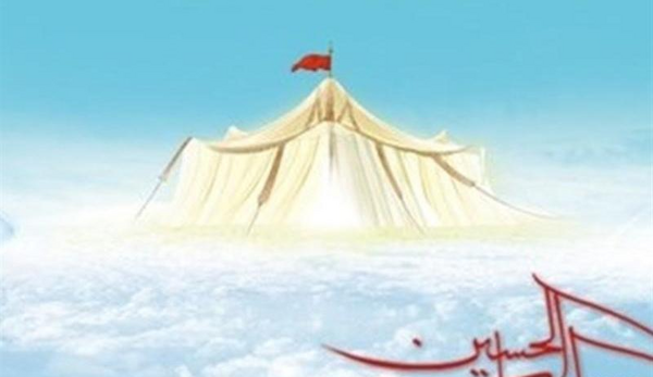 عکس امام حسین هنگام نماز