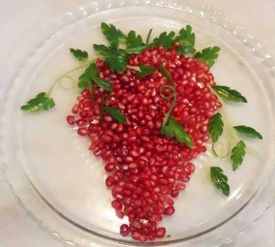 عکس ایده انار برای شب یلدا